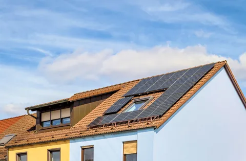 Photovoltaikanlage auf einem Dach